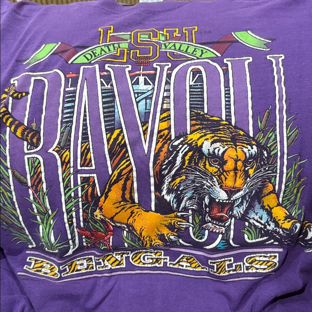 Purple Women’s LSU Bengals T-Shirt - Picture 3 of 4